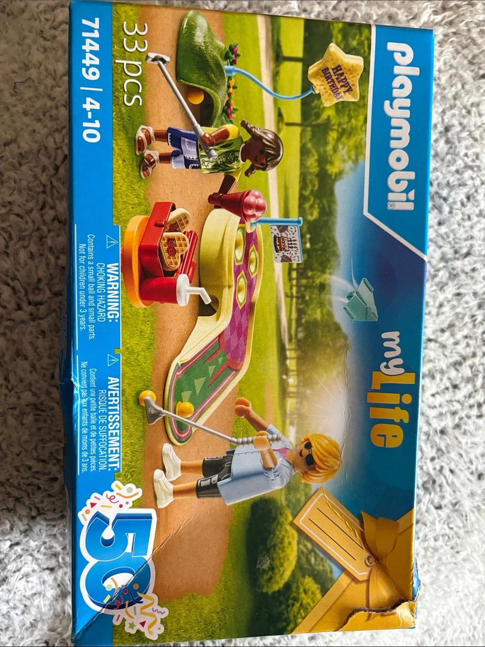 Play Mobil new myLife Kids Mini Golf Playset - Blue/Green